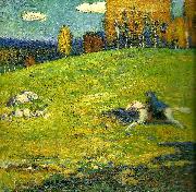 Wassily Kandinsky the blue rider oil painting artist
